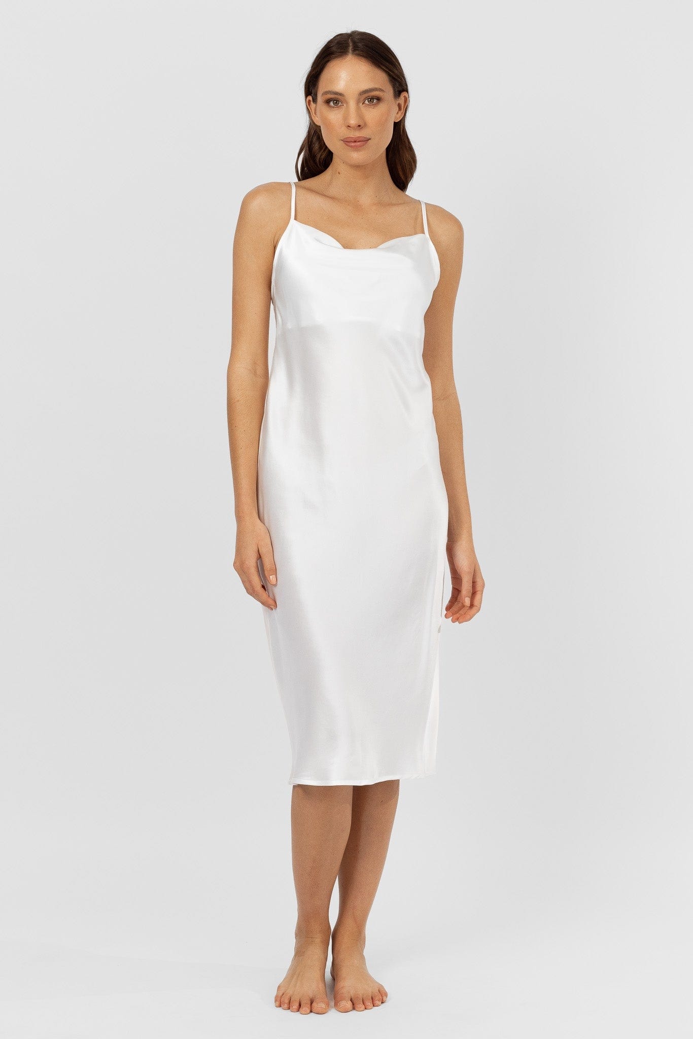 Essence Dress Bridal White Silk Dress Reverie the Label