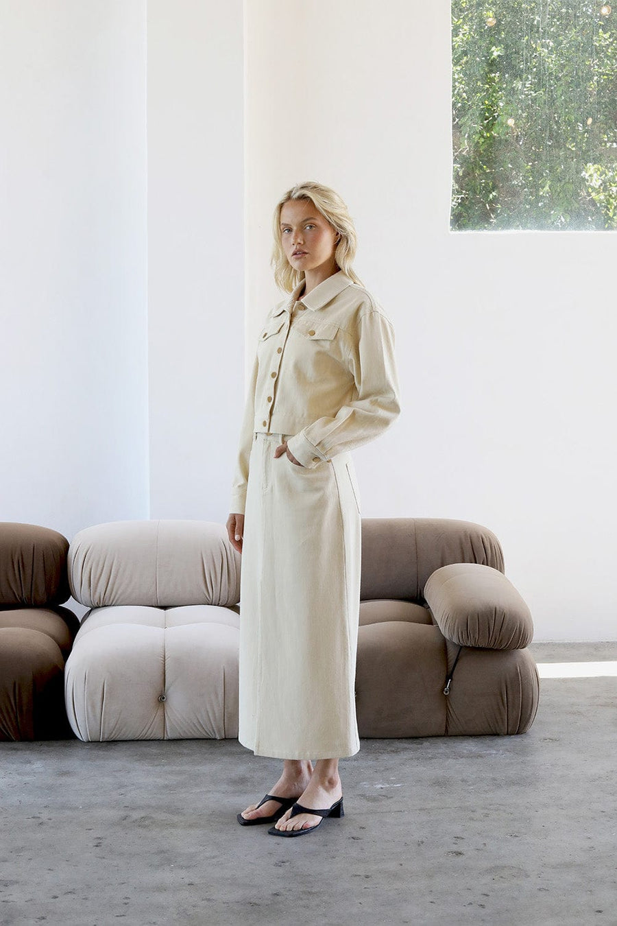 Alfie Skirt Beige | Reverie the Label | Luxury Resortwear Skirts Alfie Skirt