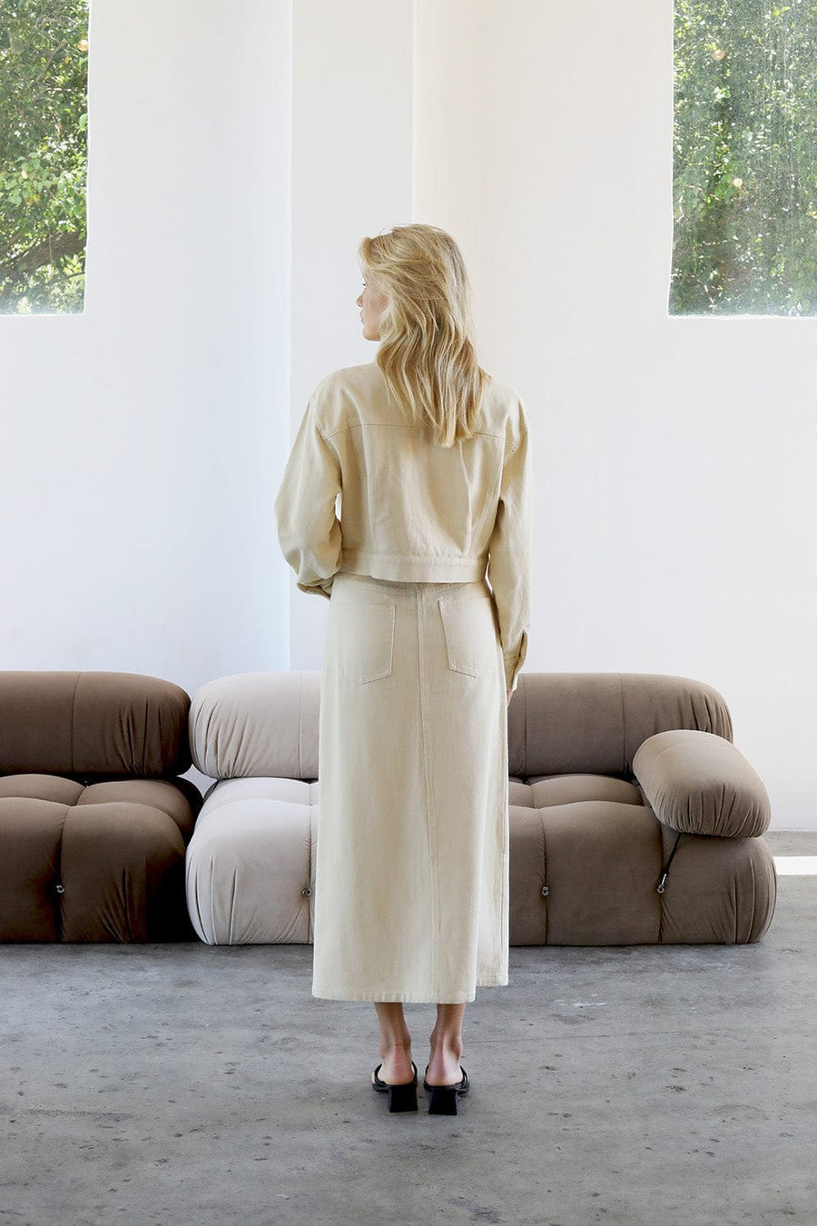Alfie Skirt Beige | Reverie the Label | Luxury Resortwear Skirts Alfie Skirt