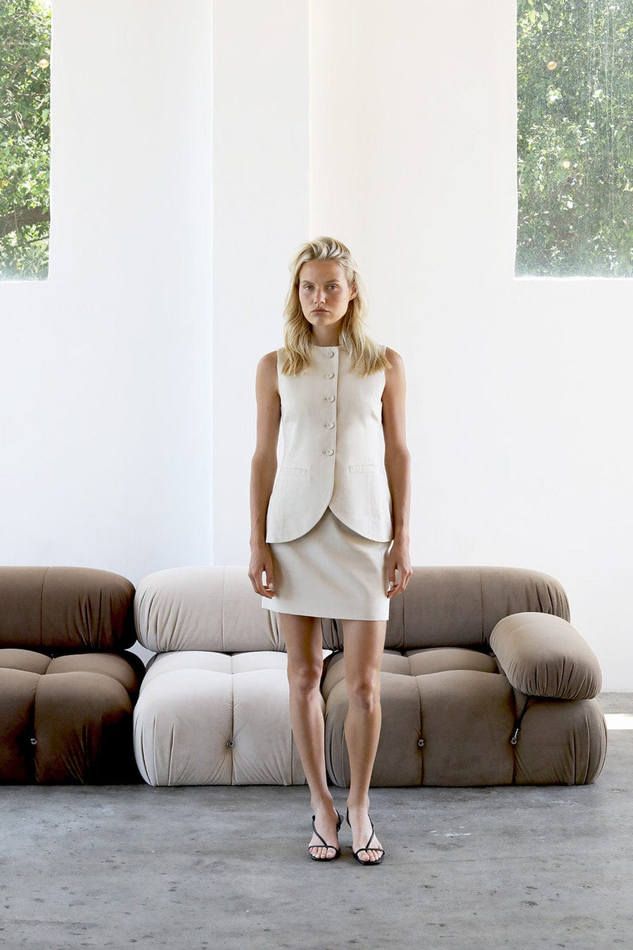 Alina Skirt Beige | Reverie the Label | Luxury Resortwear Skirts Alina Skirt