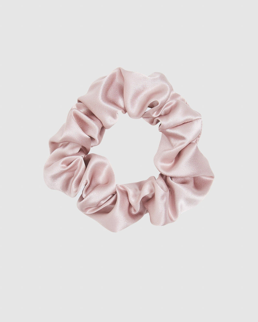 ACCESSORIES Blush Pink / One Size Silk Scrunchie