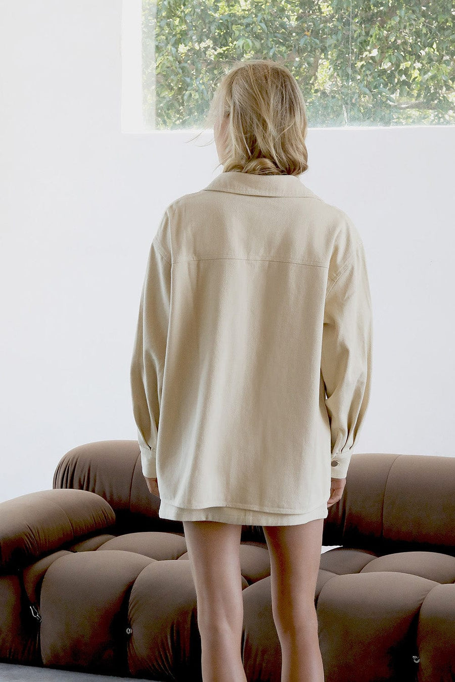 Davi Jacket Beige | Reverie the Label | Luxury Resortwear Tops Davi Jacket