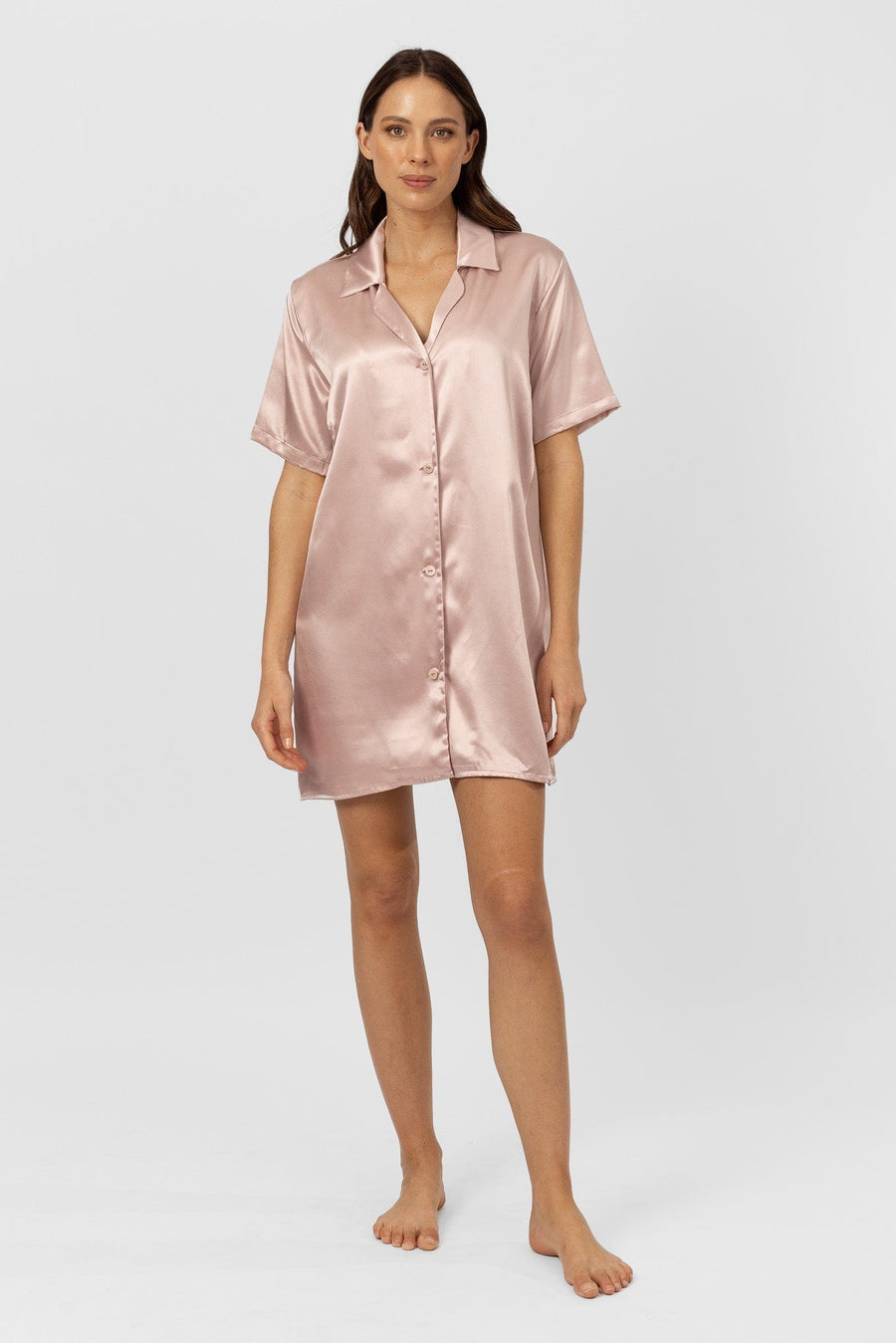 Odel Basics Light Pink Short Sleeve Tshirt Dress