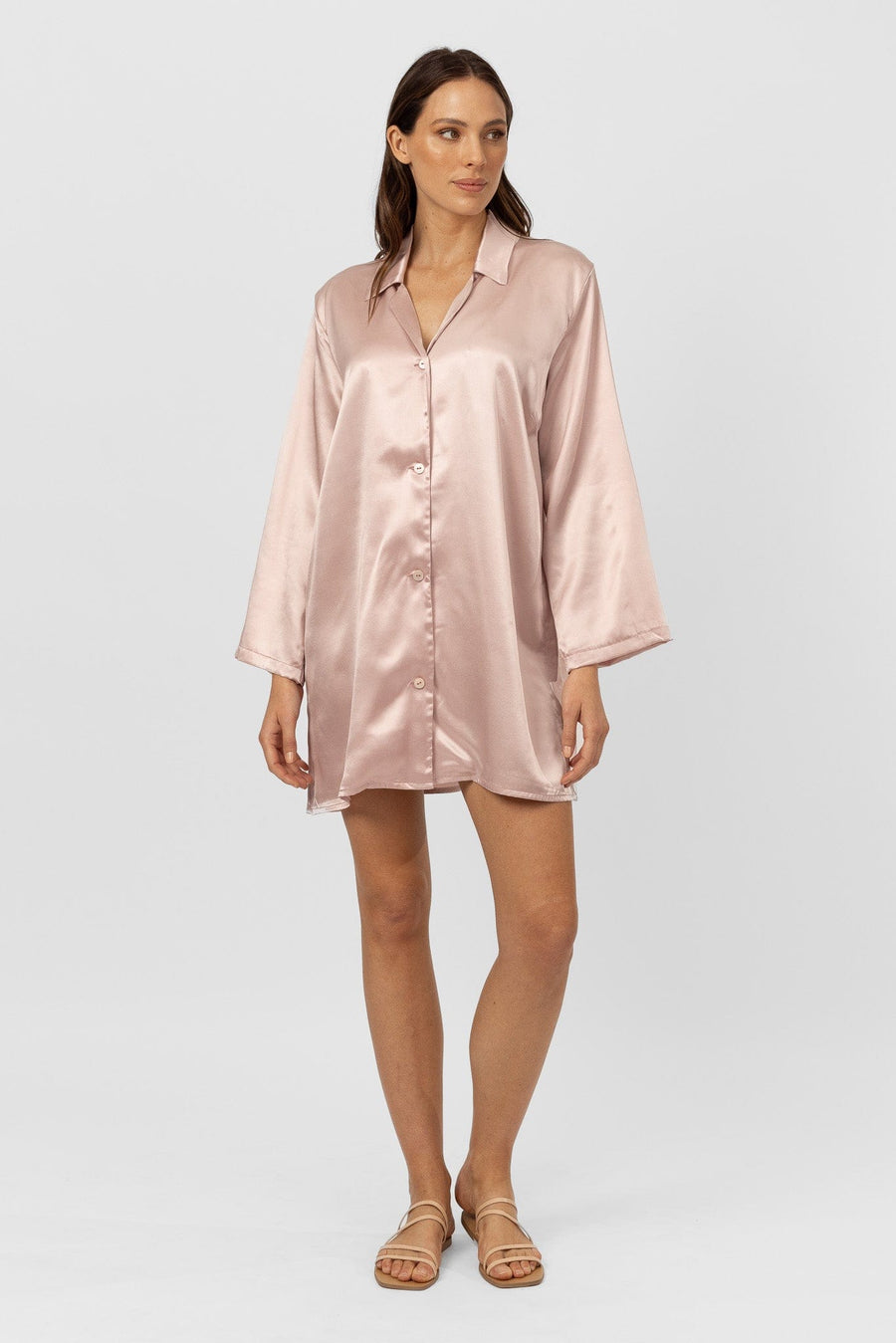 DRESS Haven Long Sleeve Shirt Dress