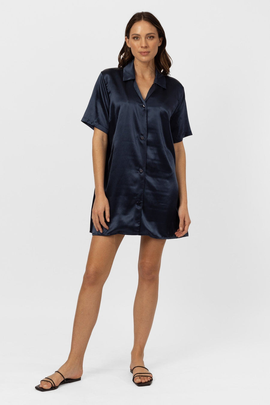 DRESS Lumiere Short Sleeve Shirt Dress