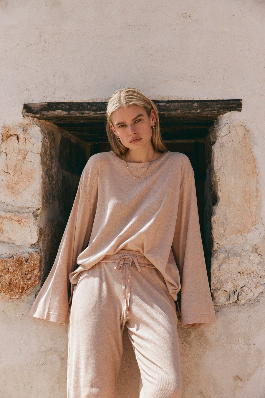 Eclipse Top | Beige Eclipse Top Tops Pajamas Australia Online | Reverie the Label  TOPS Eclipse Top