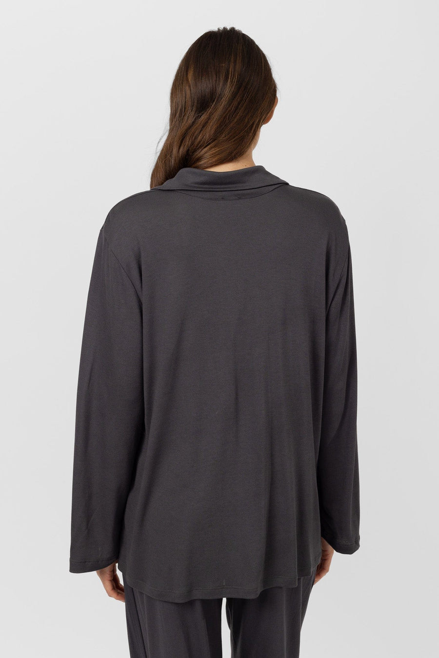 Epiphany Long Sleeve Top | Graphite Pyjama Tops Australia Online | Reverie the Label  TOPS Epiphany Long Sleeve Top