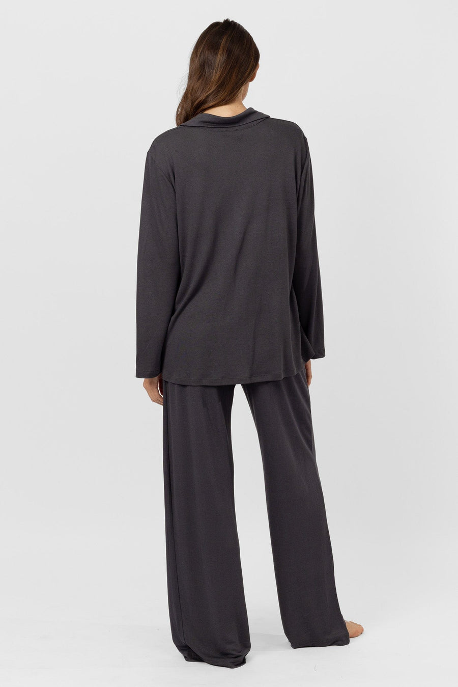 Epiphany Long Sleeve Top | Graphite Pyjama Tops Australia Online | Reverie the Label  TOPS Epiphany Long Sleeve Top