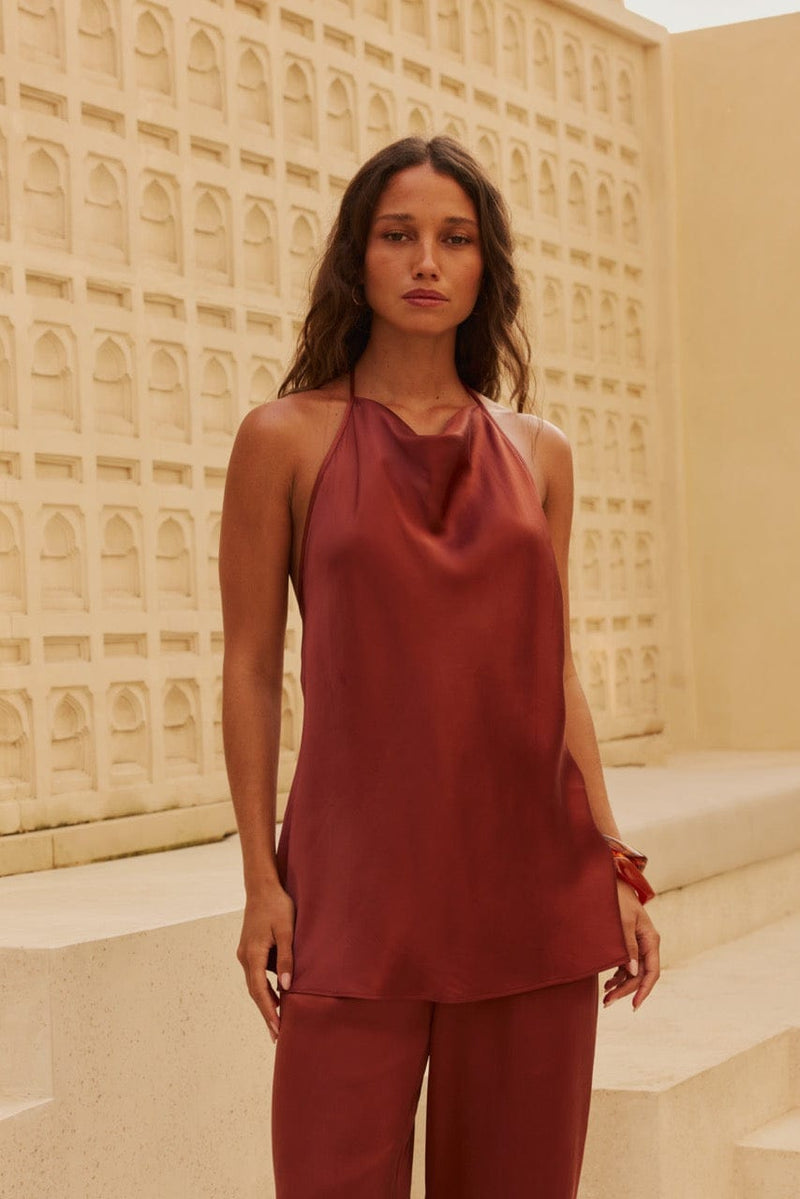 Frankie Halter Top | Reverie the Label | Shop Resort Now Tops Frankie Halter Top: Pre-Order
