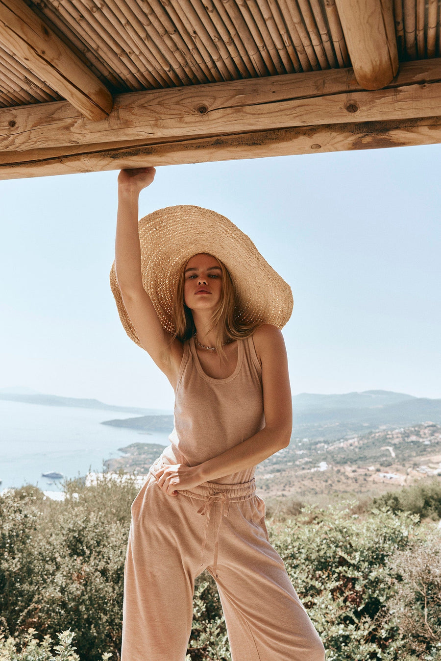 Solstice Top | Beige Solstice Top Tops Pajamas Australia Online | Reverie the Label  Tops Solstice Top