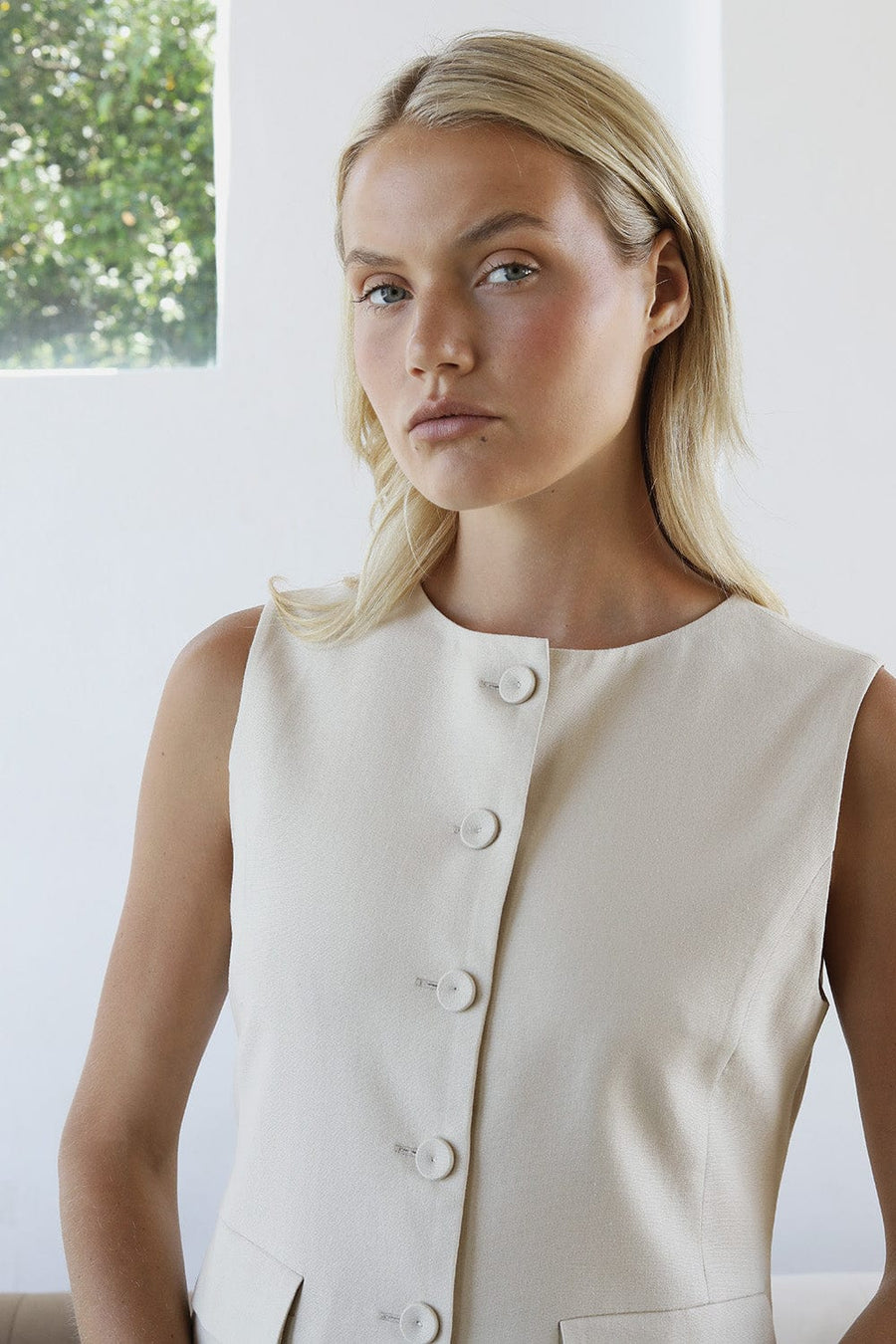 Wavelength Dress Beige | Reverie the Label | Luxury Resortwear Dresses Wavelength Dress