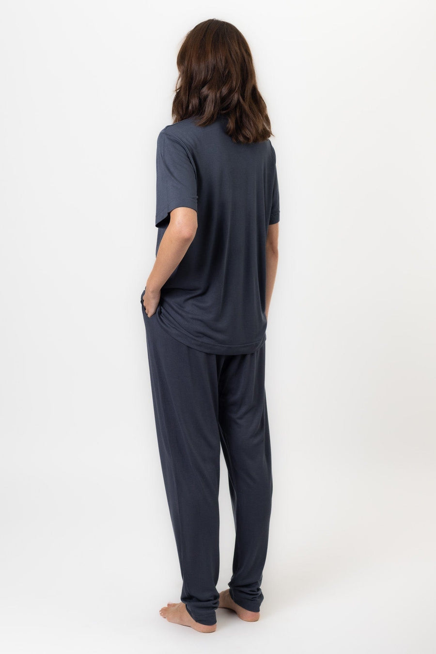 Aurora Top | Graphite Aurora Top Pajama Top Pajamas Australia Online | Reverie the Label  TIGHTS Aurora Top