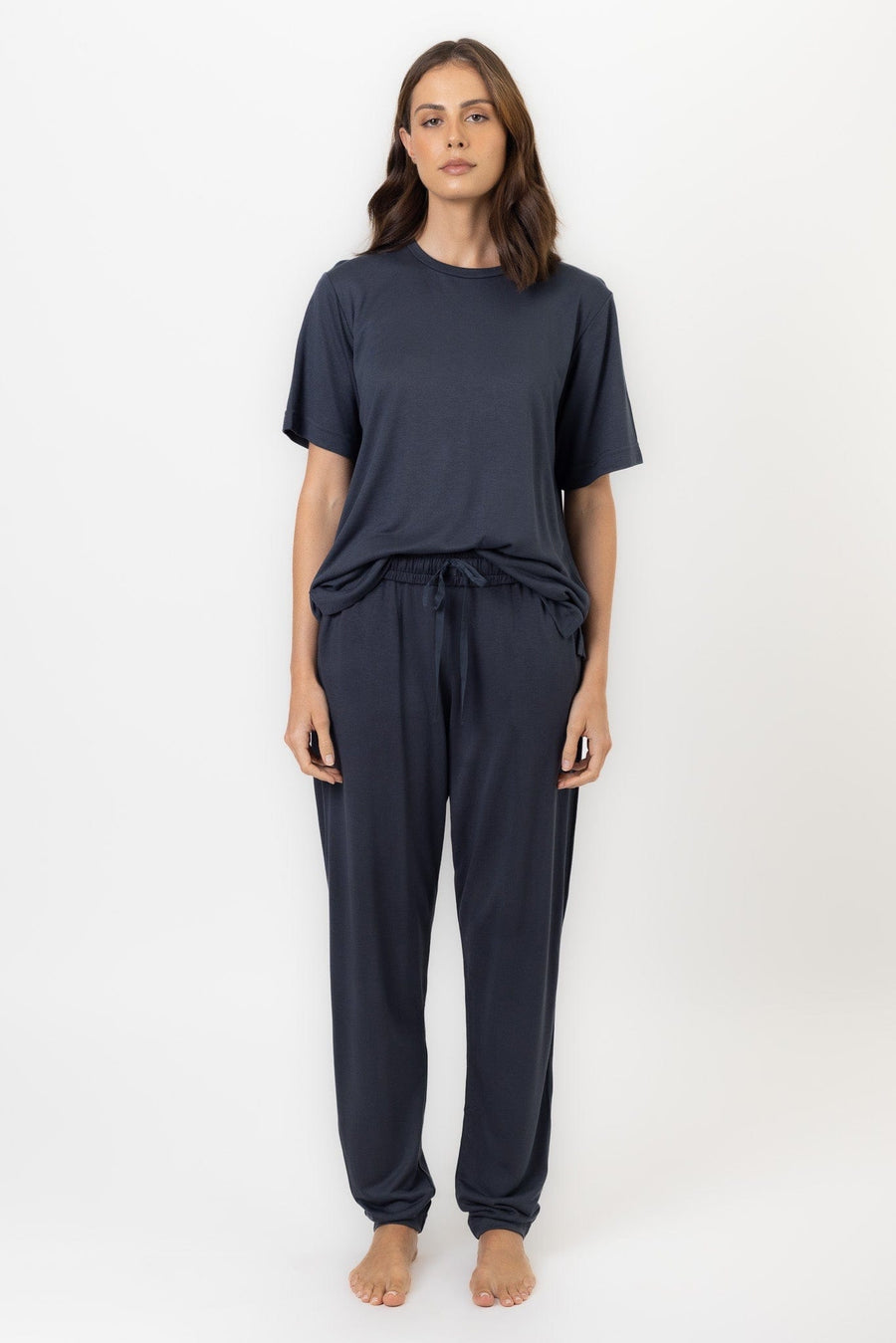 Aurora Top | Graphite Aurora Top Pajama Top Pajamas Australia Online | Reverie the Label  TIGHTS Aurora Top