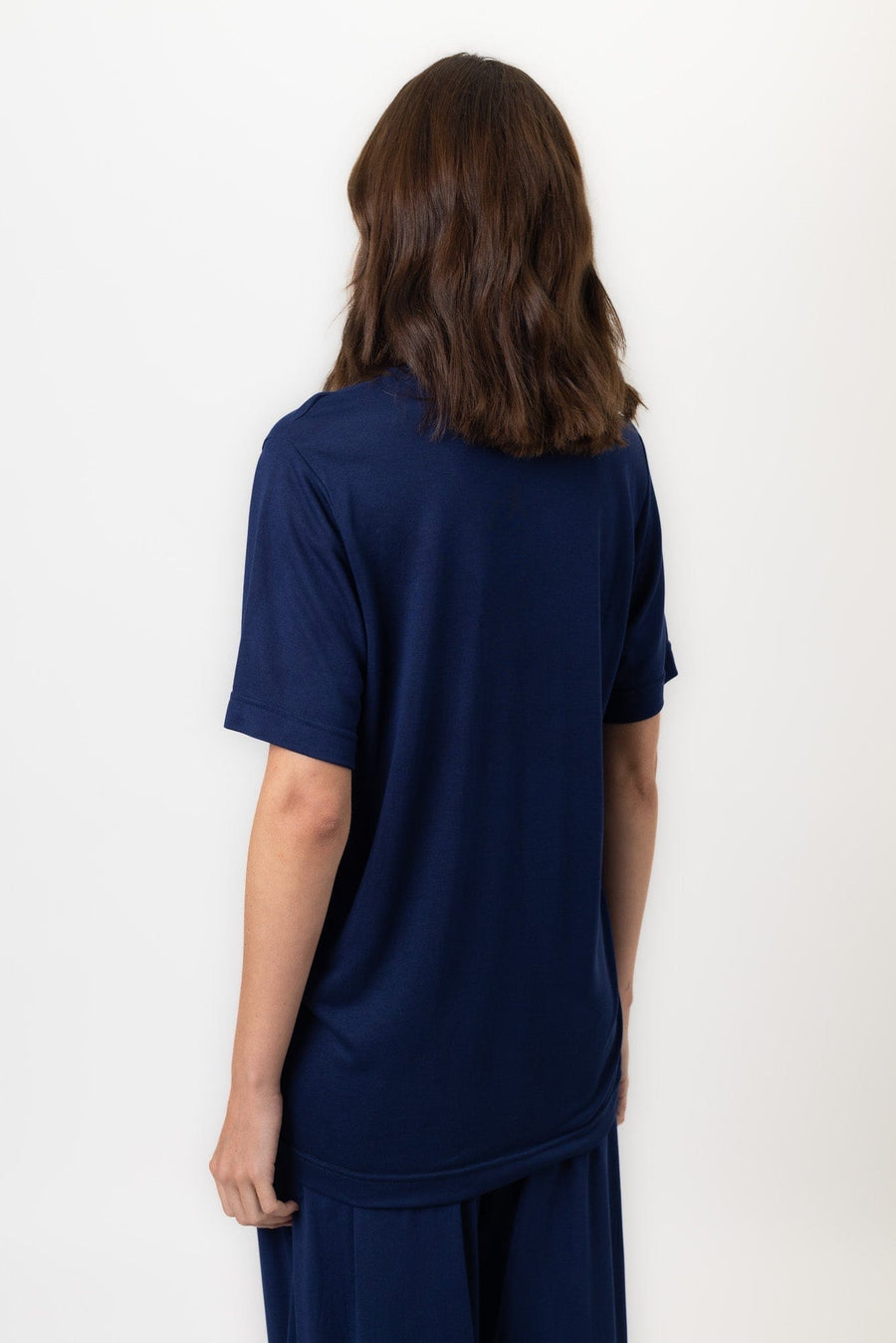 Aurora Top | Navy Aurora Top Pajama Tops Pajamas Australia Online | Reverie the Label  TIGHTS Aurora Top