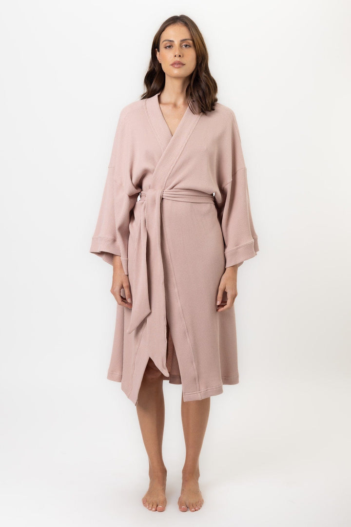 Belle Robe | Dusty Pink Belle Robe Robes Pajamas Australia Online | Reverie the Label  TOPS Belle Robe