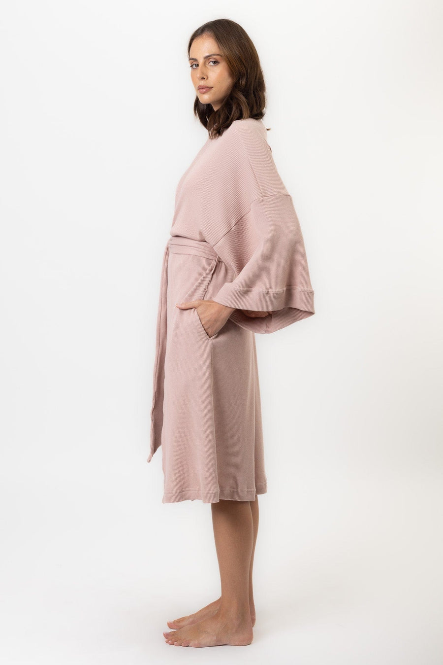 Belle Robe | Dusty Pink Belle Robe Robes Pajamas Australia Online | Reverie the Label  TOPS Belle Robe