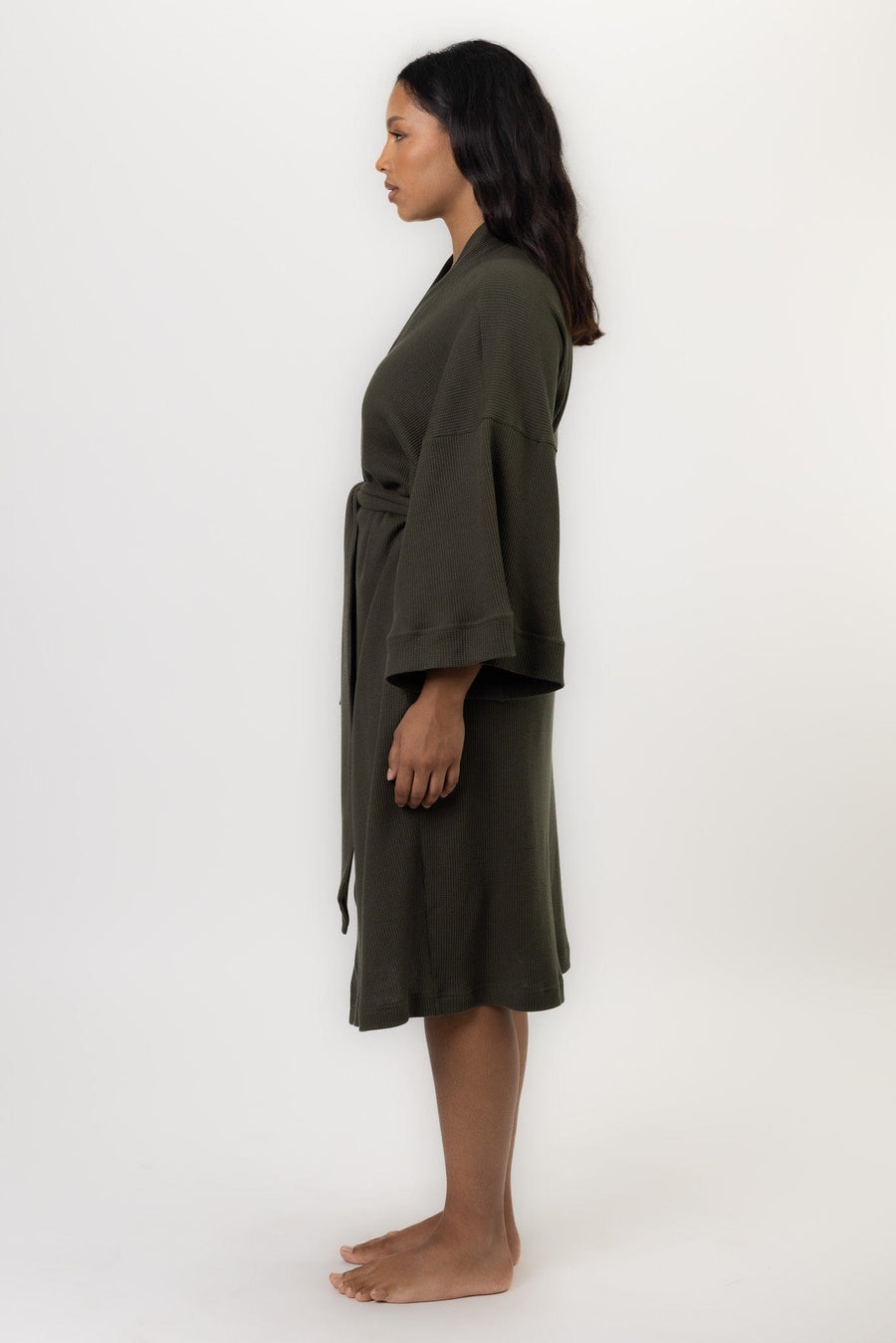 Belle Robe | Khaki Belle Robe Robes Pajamas Australia Online | Reverie the Label  TOPS Belle Robe