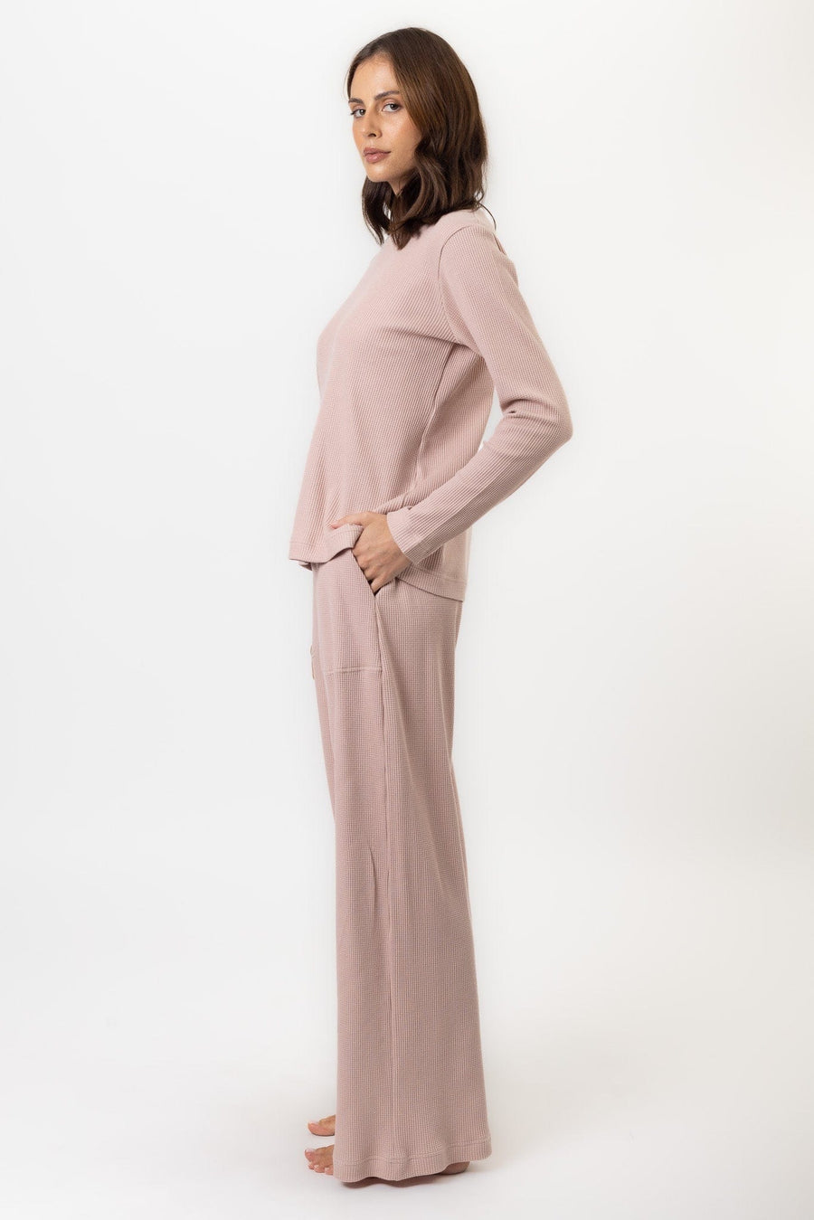 Blithe Top | Dusty Pink Blithe Top Tops Pajamas Australia Online | Reverie the Label  TOPS Blithe Top