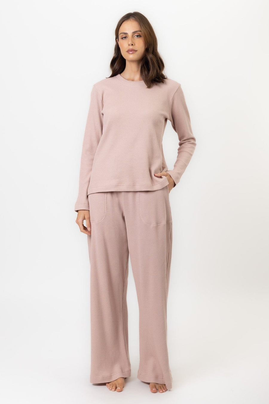 Blithe Top | Dusty Pink Blithe Top Tops Pajamas Australia Online | Reverie the Label  TOPS Blithe Top