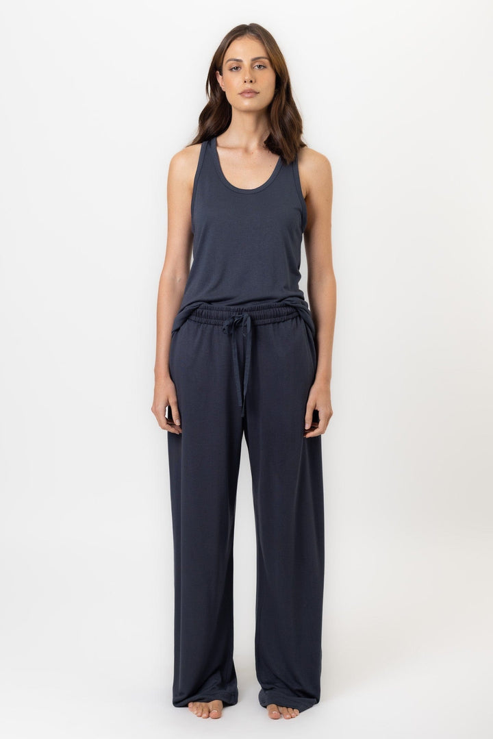 Deanna Pant | Graphite Deanna Pant Pants Pajamas Australia Online | Reverie the Label  BOTTOMS Deanna Pant