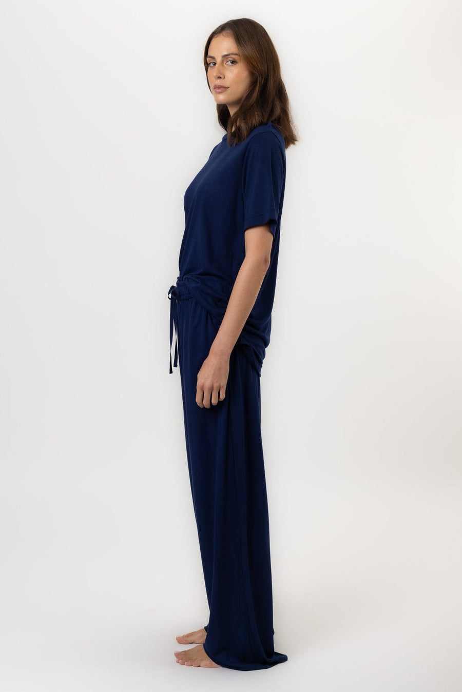 Deanna Pant | Navy Deanna Pant Pants Pajamas Australia Online | Reverie the Label  BOTTOMS Deanna Pant