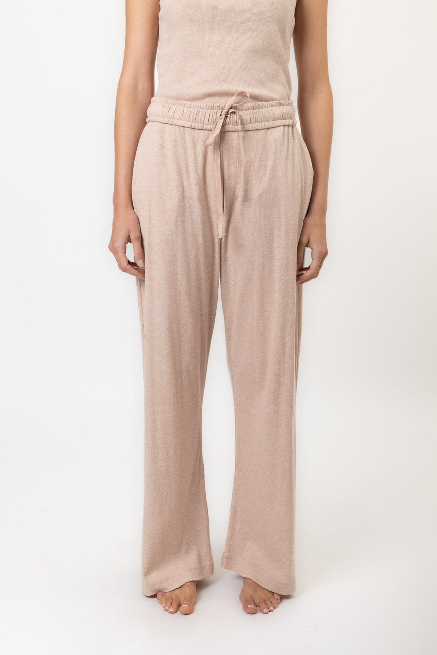 Echo Pant | Beige Echo Pant Lounge Pants Pajamas Australia Online | Reverie the Label  BOTTOMS Echo Pant