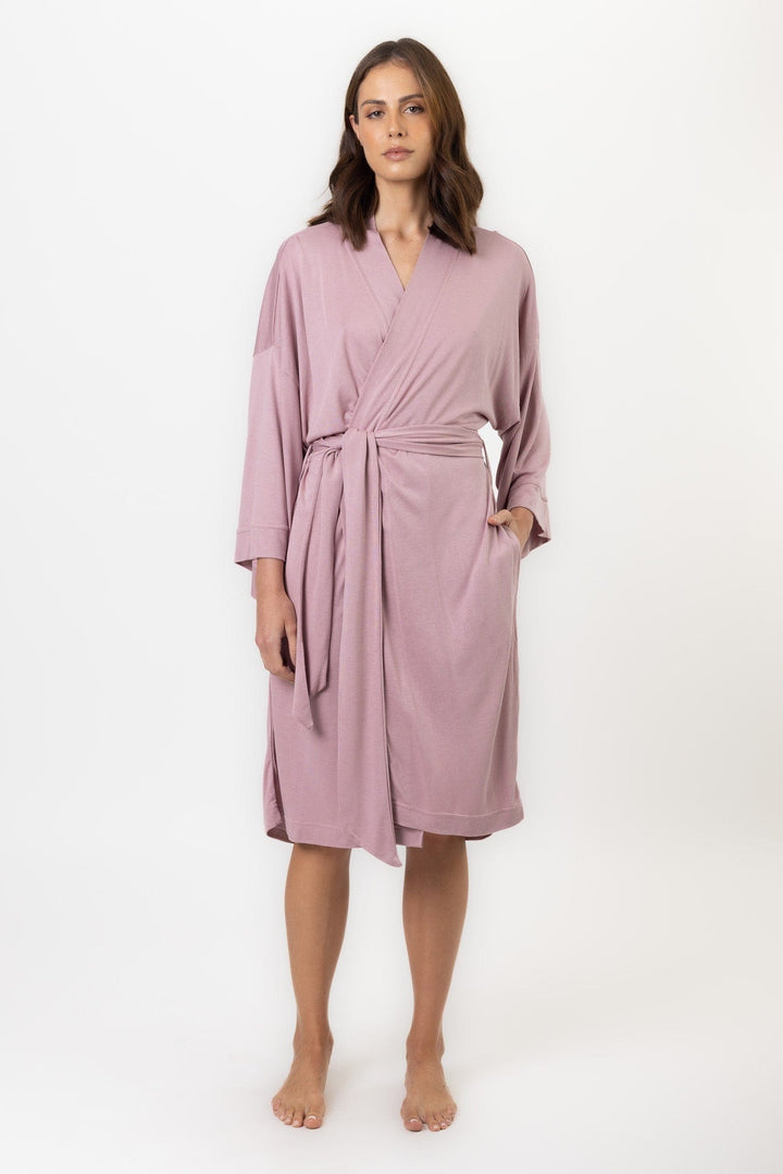 Felicity Robe | Blush Pink Felicity Robe Robes Pajamas Australia Online | Reverie the Label  TOPS Felicity Robe