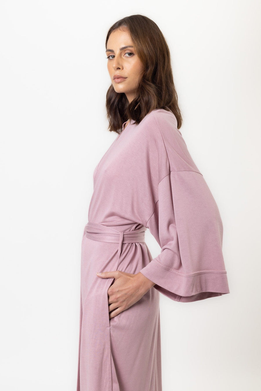 Felicity Robe | Blush Pink Felicity Robe Robes Pajamas Australia Online | Reverie the Label  TOPS Felicity Robe