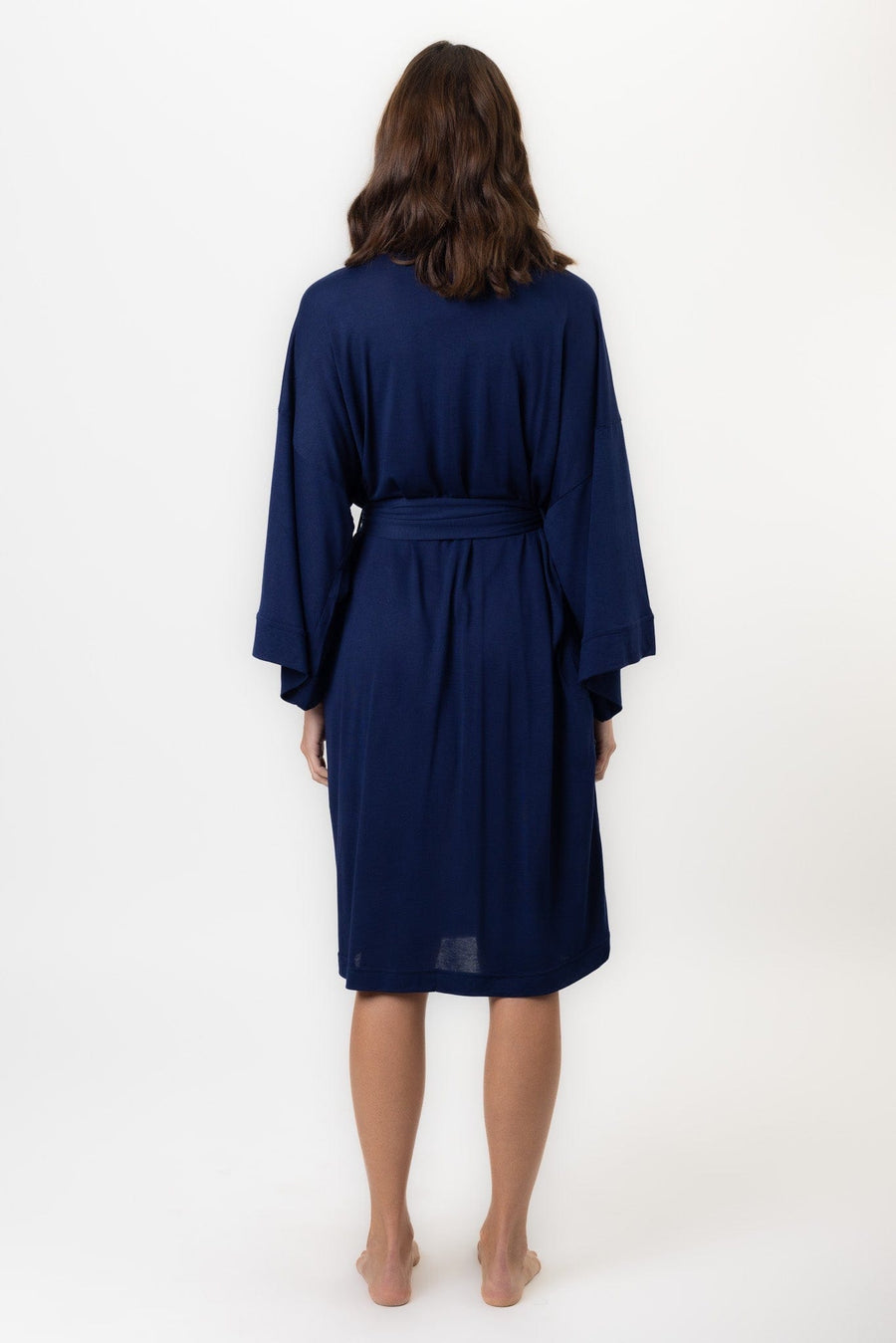 Felicity Robe | Navy Felicity Robe Robes Pajamas Australia Online | Reverie the Label  TOPS Felicity Robe