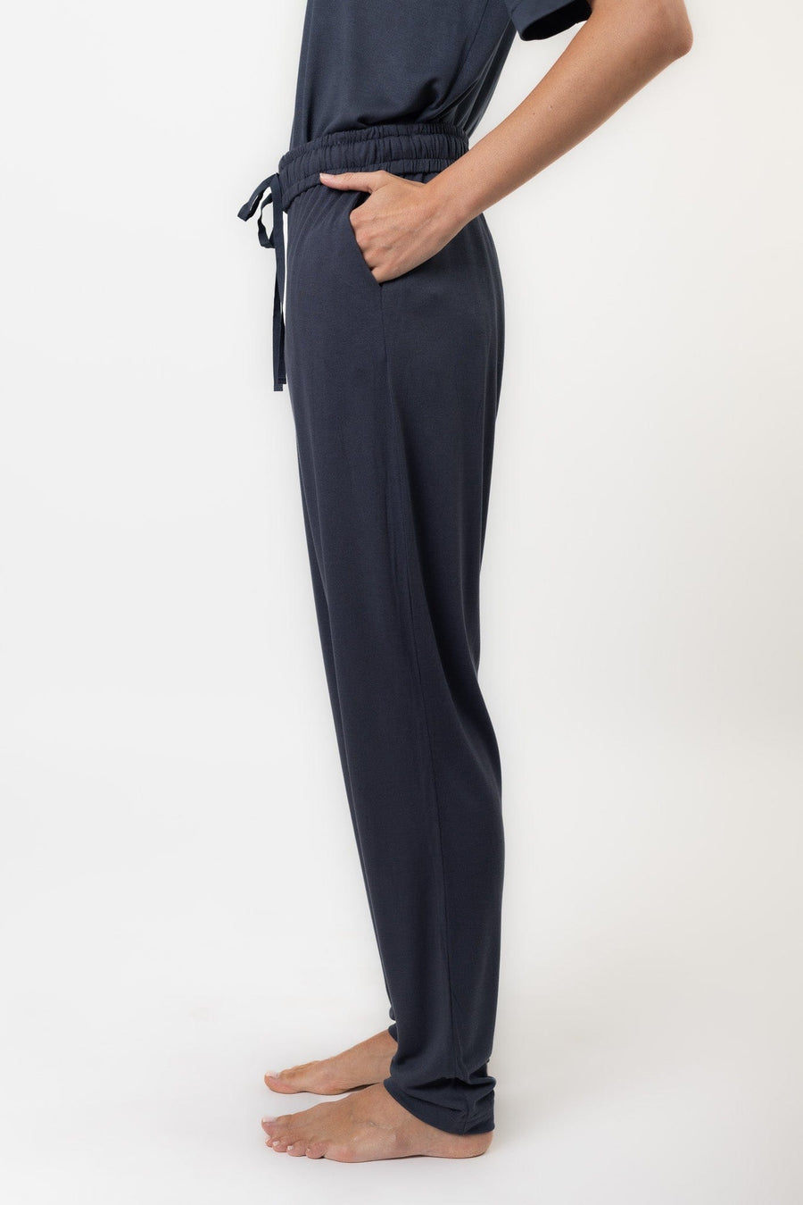 Lilt Pant | Graphite Lilt Pant Lounge Pants Pajamas Australia Online | Reverie the Label  BOTTOMS Lilt Pant