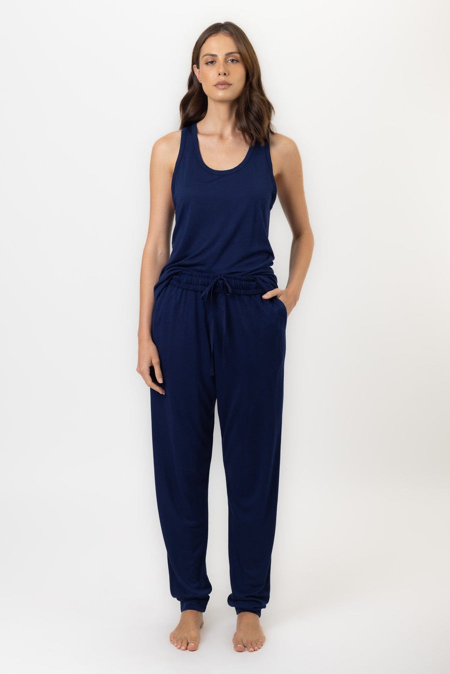 Lilt Pant | Navy Lilt Pant Lounge Pants Pajamas Australia Online | Reverie the Label  BOTTOMS Lilt Pant