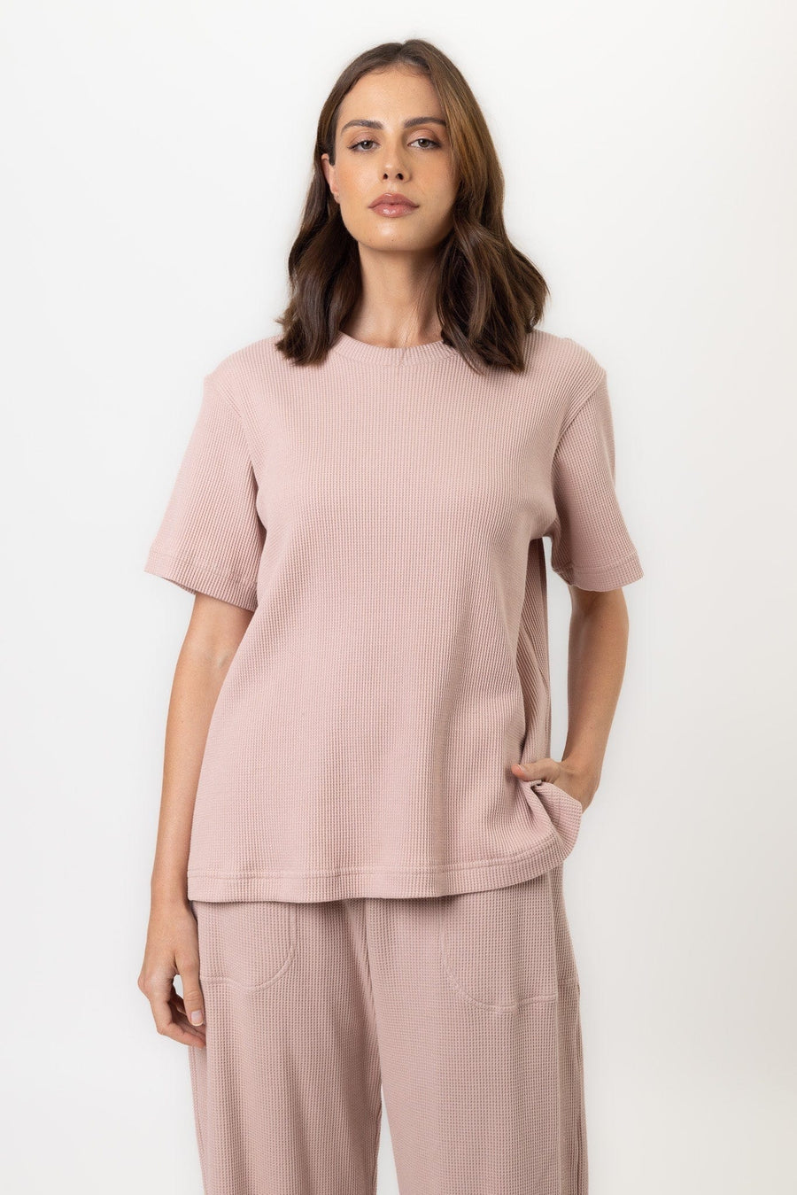 Lush Top | Dusty Pink Lush Top Tops Pajamas Australia Online | Reverie the Label  TOPS Lush Top