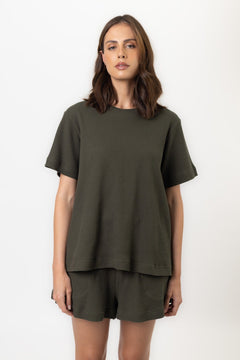 Lush Top | Khaki Lush Top Tops Pajamas Australia Online | Reverie the Label  TOPS Lush Top