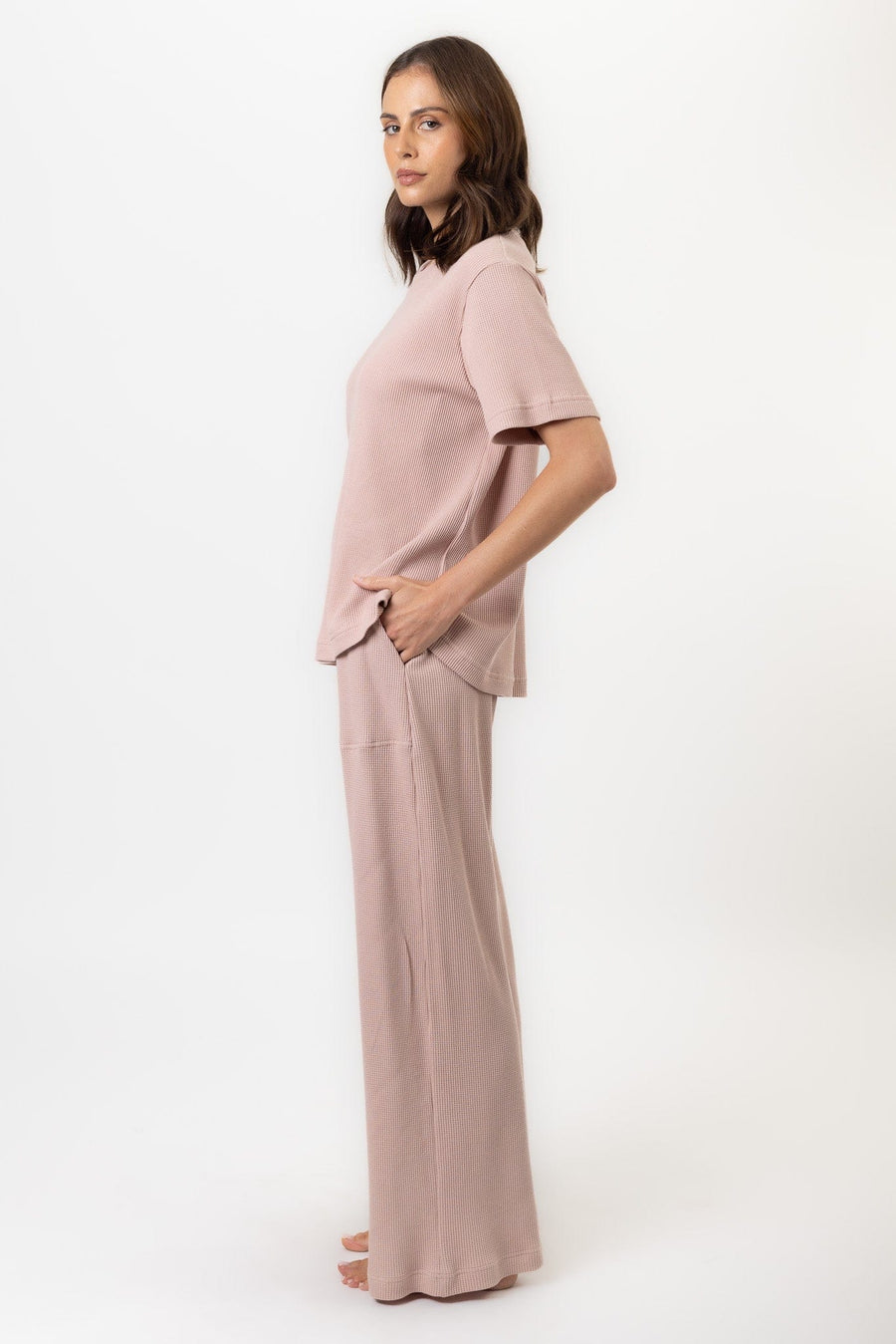 Melodic Pant | Dusty Pink Melodic Pant Lounge Pants Pajamas Australia Online | Reverie the Label  BOTTOMS Melodic Pant