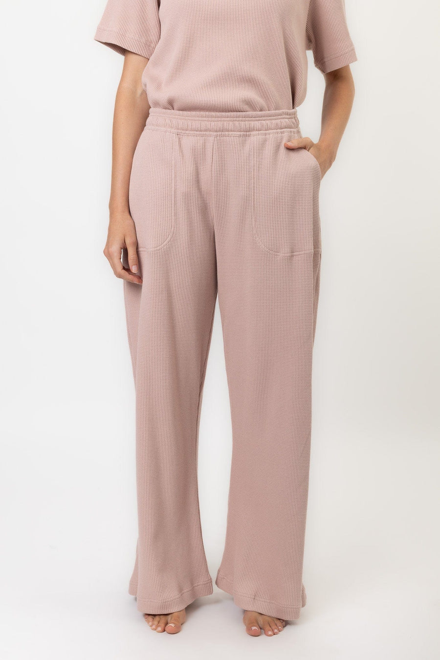 Melodic Pant | Dusty Pink Melodic Pant Lounge Pants Pajamas Australia Online | Reverie the Label  BOTTOMS Melodic Pant