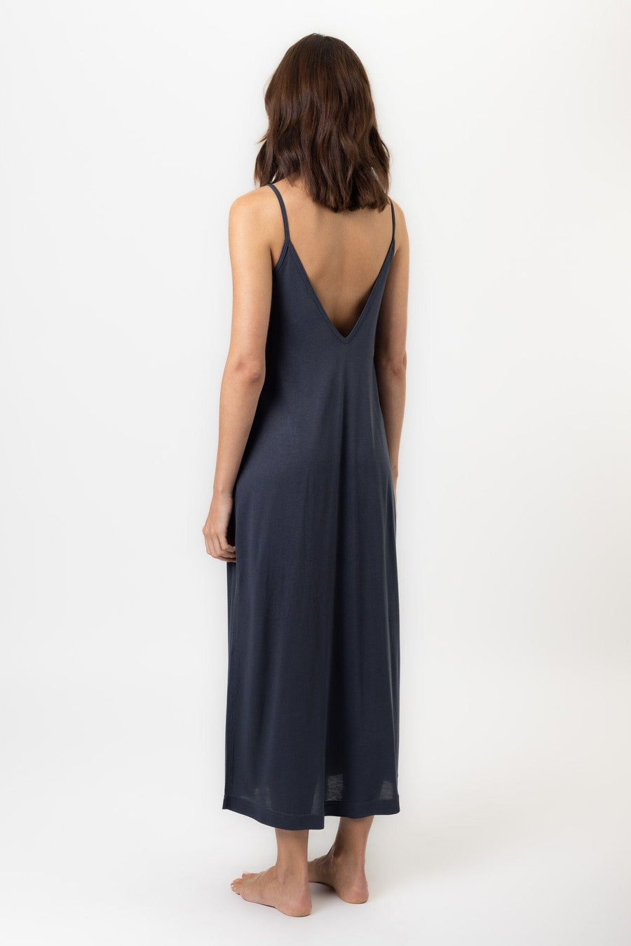 Susanna Nightdress | Graphite Nightdress Nightdresses Pajamas Australia Online | Reverie the Label  DRESS Susanna Nightdress