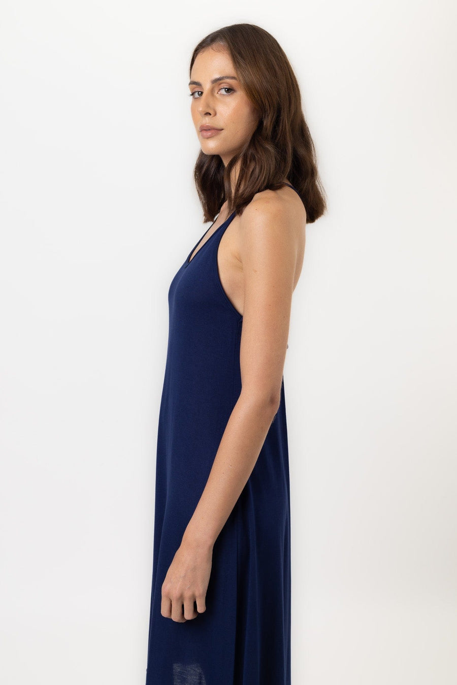 Susanna Nightdress | Navy Nightdress Nightdresses Pajamas Australia Online | Reverie the Label  DRESS Susanna Nightdress