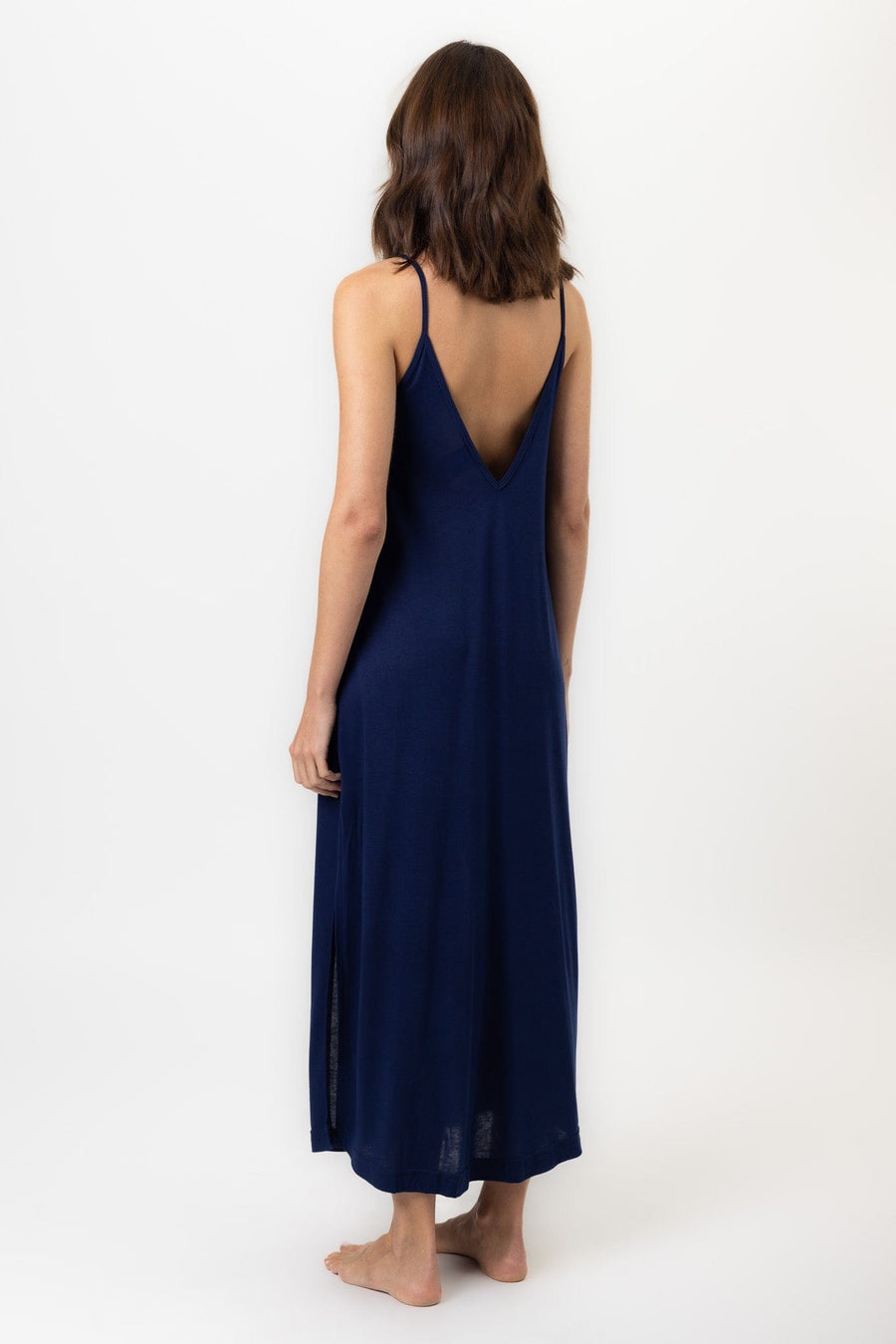 Susanna Nightdress | Navy Nightdress Nightdresses Pajamas Australia Online | Reverie the Label  DRESS Susanna Nightdress