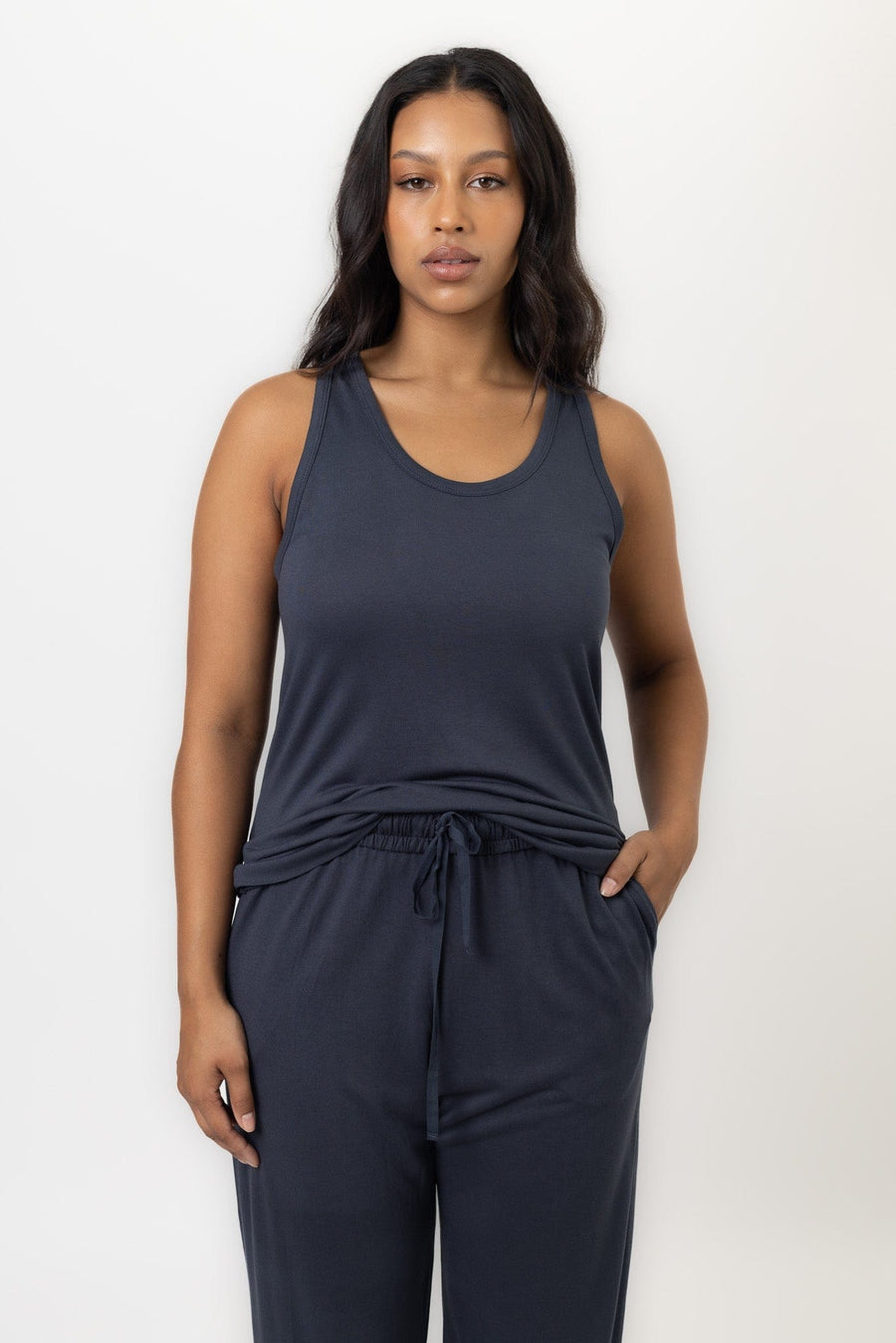 Twighlight Top | Graphite Twighlight Top Pajamas Australia Online | Reverie the Label  TOPS Twilight Top