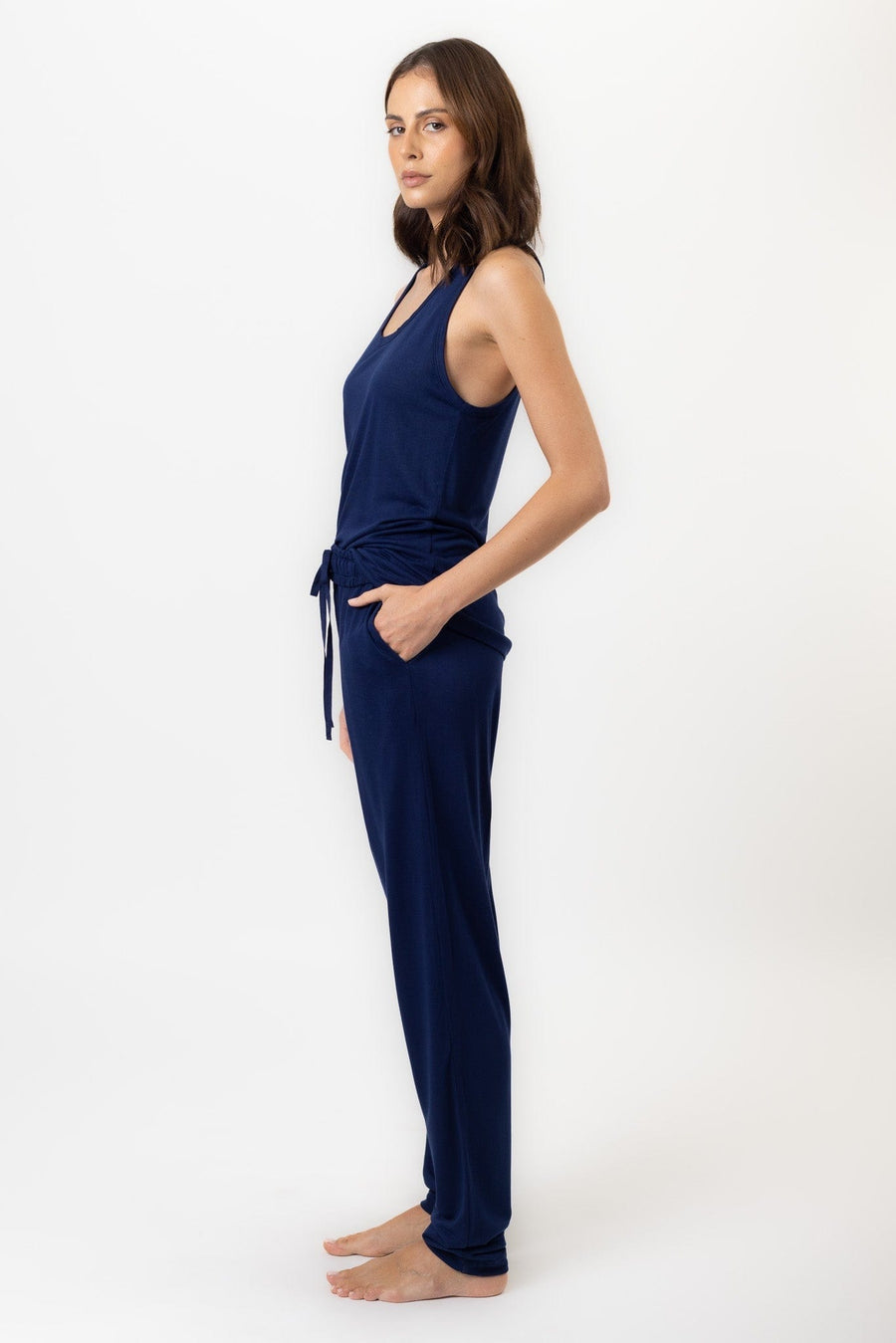 Twilight Top | Navy Twilight Top Tops Pajamas Australia Online | Reverie the Label  TOPS Twilight Top